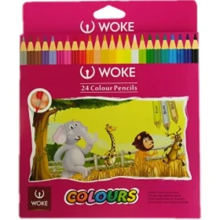 مداد رنگ 24 عددی وک_WOK