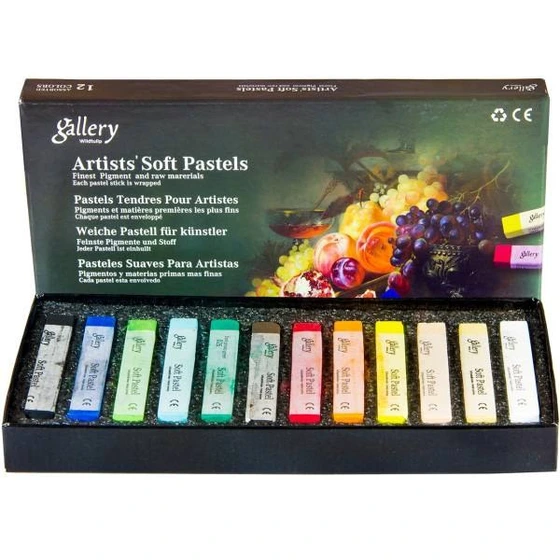 پاستل گچی ۱۲ رنگ گالری
