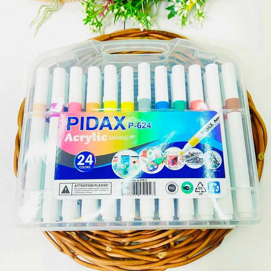 ماژیک اکریلیک 12 رنگ _PIDAX_