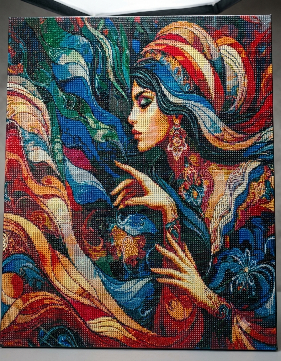 نقاشی الماسی بزرگ سال سایز 40*50